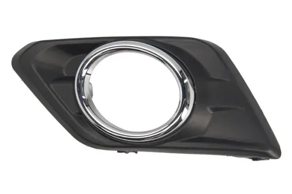 Panou fata fata Stanga (cu orificii lampa ceata, plastic, crom negru) potrivit NISSAN X-TRAIL III 04.14- 12.13-09.17
