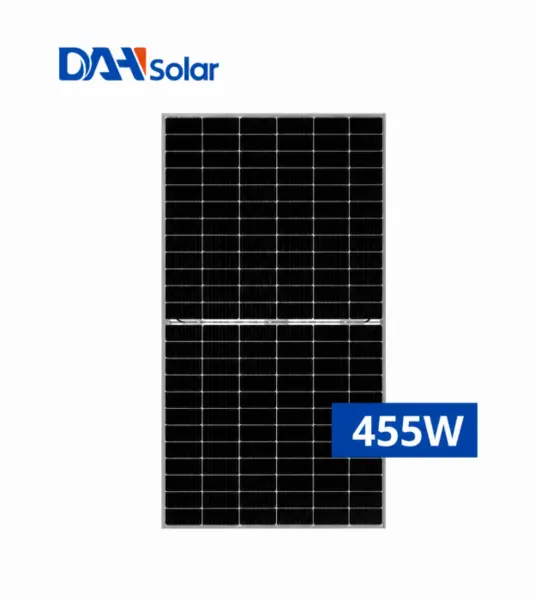 Panou fotovoltaic bifacial DAH Solar 455W Rama neagra - DHN-48Z16-DG(BW)-455W
