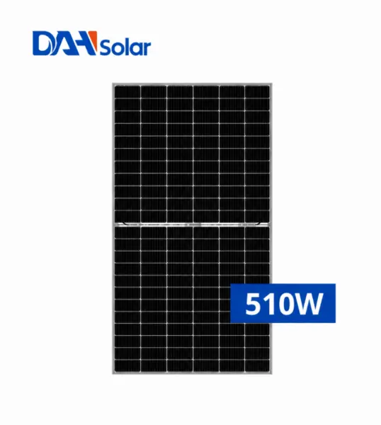 Panou fotovoltaic bifacial DAH Solar 510W Rama neagra - DHN-54Z16 DG(BW)-510W