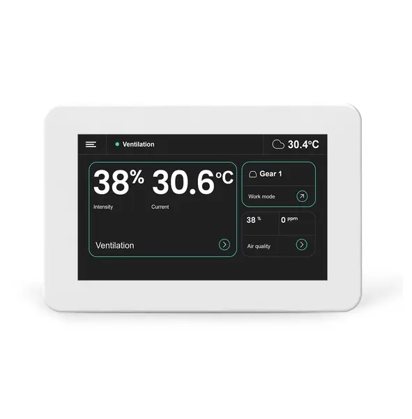 - Panou LCD SimpleTouch cu conectivitate Wi-Fi și Bluetooth, Alb
