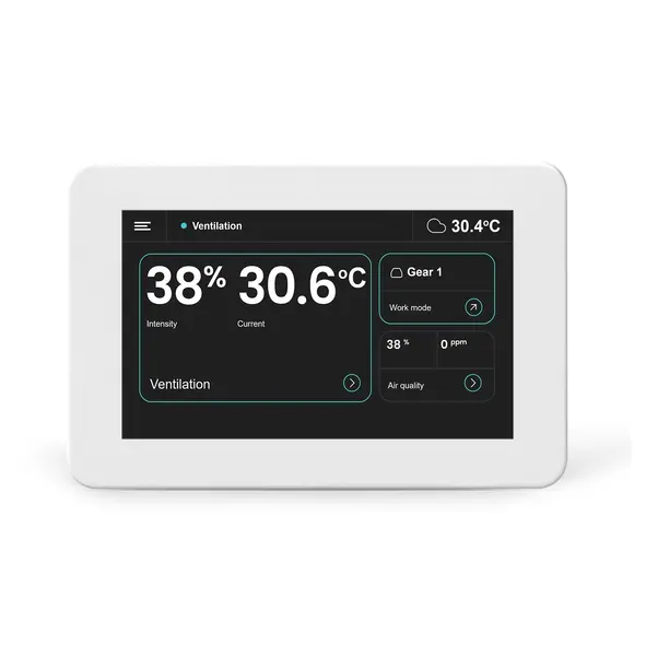 panou lcd simpletouch cu conectivitate wi-fi si bluetooth, alb