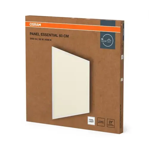 Panou LED Osram 000004099854451584 Essential 60X60cm 36W 3850lm Lumina Neutra (4000K) IP20 Alb