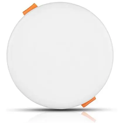 Panou LED rotund ajustabil 24W 6400K alb rece V-TAC SKU-741