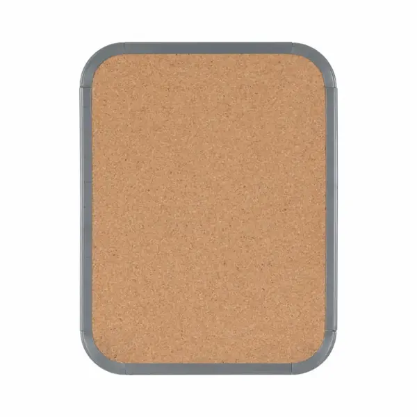 Panou pluta 28 x 36 cm rama plastic gri Bi-Silque Panou pluta 28 x 36 cm rama plastic gri Bi-Silque