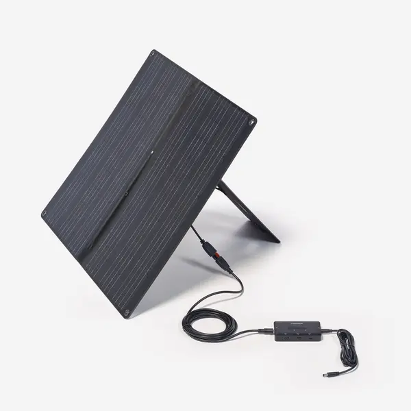 Panou solar de camping 50 watts cu cutie USB