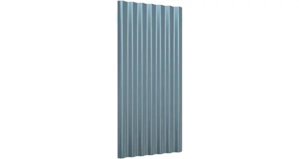 Panouri de acoperis 36 buc. otel vopsit gri 80x36 cm