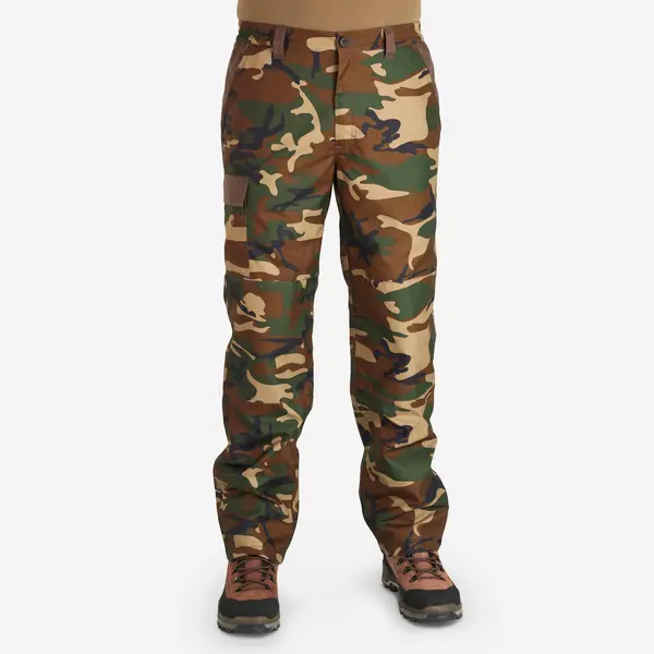 PANTALON 100 IMPERMEABIL CĂLDUROS Verde Bărbați