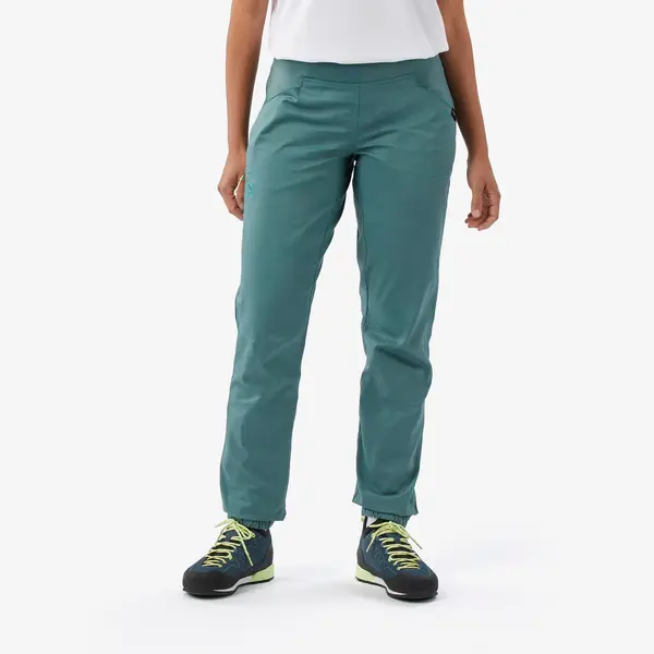 Pantalon confortabil escaladă Vertika verde damă