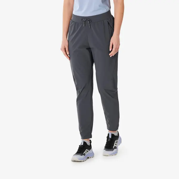 Pantalon de drumeție MH500 Gri Damă