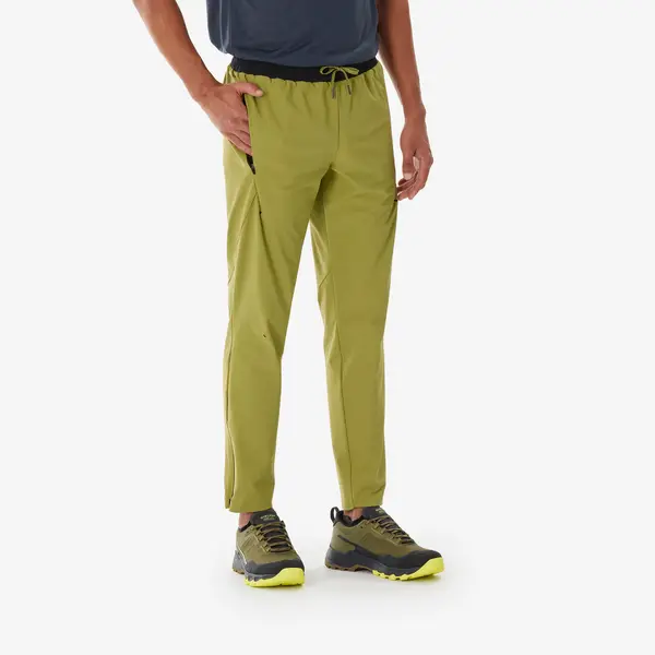 Pantalon de drumeție, MH500 Light verde, bărbați