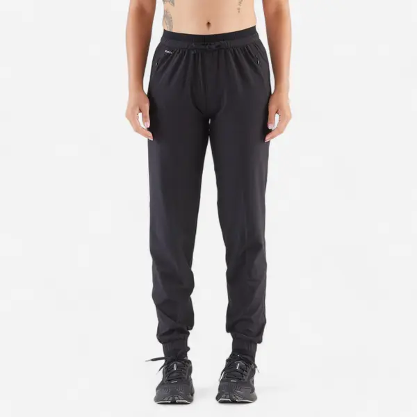 Pantalon de jogging alergare respirabil Kiprun run 500 dry negru Damă