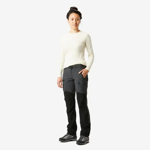 Pantalon de trekking munte rezistent, MT500 damă