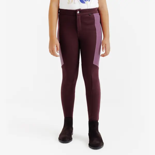 Pantalon echitație MAGIC Mov Copii