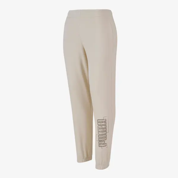 Pantalon Educație fizică Puma Bej Copii