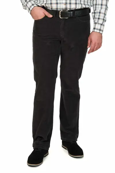 Pantalon raiat clasic, Forza, gri antracit (Marime pantalon: W44)
