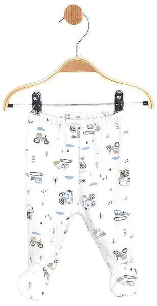 Pantalonași pentru bebeluși Rainy - Tractoare, 48 cm, 0 luni