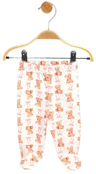 Pantalonași pentru bebeluși Rainy - Ursuleț cu panglică, 56 cm, 1-2 luni