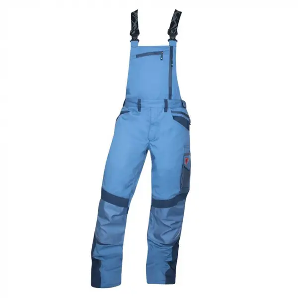 Pantaloni albastri de lucru cu pieptar, culoarea albastru, Ardon R8ED 46, ALBASTRU