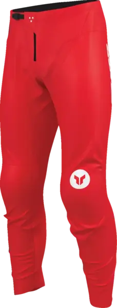 Pantaloni atv cross Thor Ridemode Menace, culoare rosu, marime 38