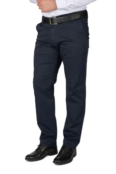 Pantaloni barbatesti cu buzunar oblic, Adno, bleumarin (Marime pantalon: W36)