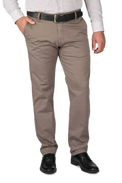 Pantaloni barbatesti cu buzunar oblic, Adno, maro cenusiu (Marime pantalon: W40)