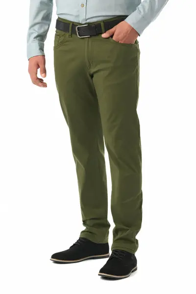 Pantaloni barbatesti subtiri, Forza, kaki
