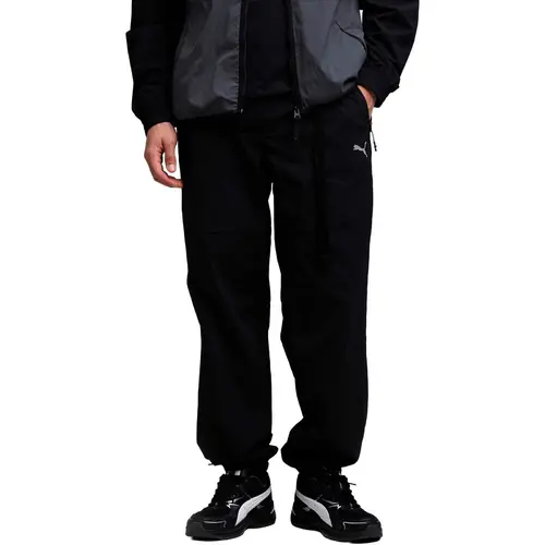 Pantaloni barbati Puma tech Winterized Relaxed Pants 63343701