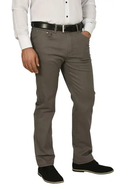 Pantaloni barbati, regular fit, gri (Marime pantalon: W43)