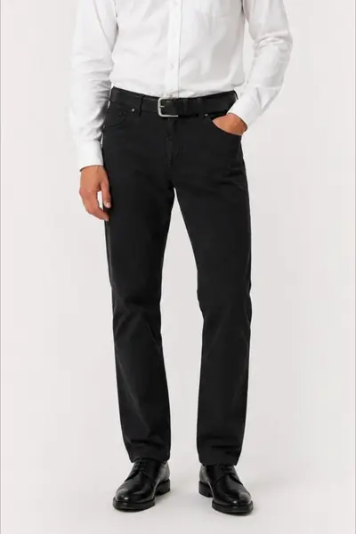 Pantaloni clasici de vara pentru barbati – Vero, Negru