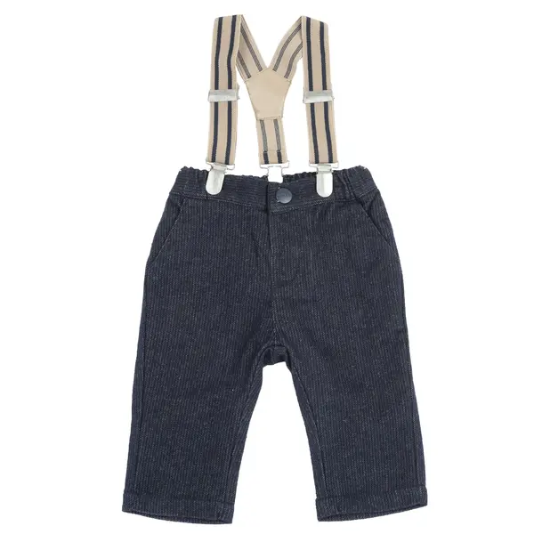 Pantaloni copii Chicco, albastru inchis, 07764-67MFCO