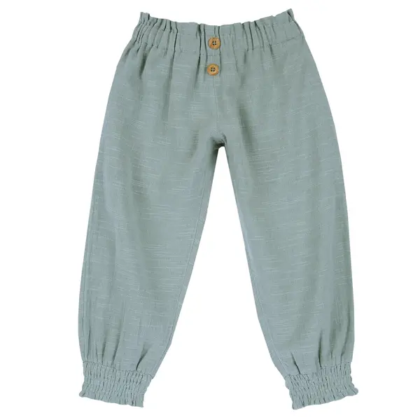 Pantaloni copii Chicco bufanti, verde menta, 11999-68MC