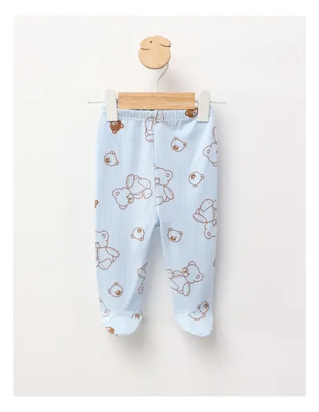 Pantaloni cu botosei Ace Trase Ursulet, blue