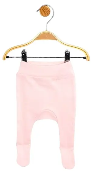 Pantaloni cu botoșei pentru bebeluși Rainy - 100% bumbac, 56/80 cm, roz