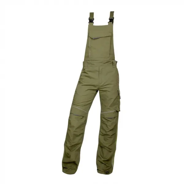 Pantaloni cu pieptar hidrofobizati kaki, de lucru Ardon URBAN+ 66, KAKI