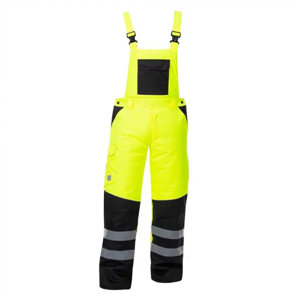 Pantaloni de iarna galbeni cu pieptar reflectorizanti, Ardon HOWARD 3XL, GALBEN