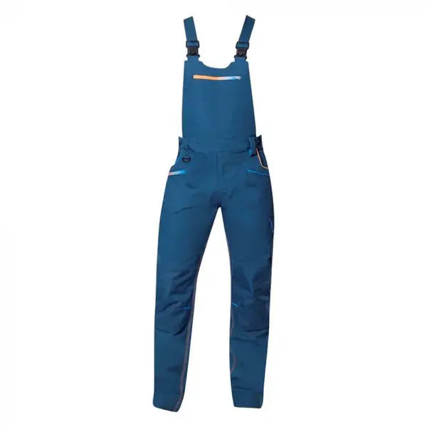 Pantaloni de lucru albastri cu pieptar, culoarea albastru, Ardon Creatron 62, ALBASTRU