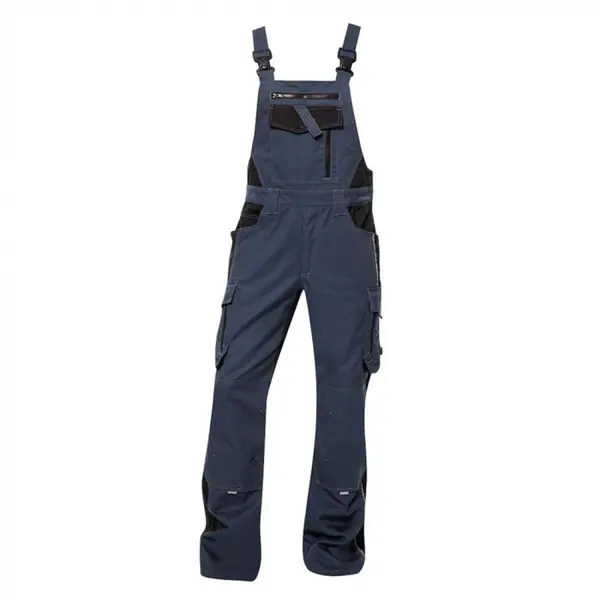 Pantaloni de lucru bleumarin-negru cu pieptar, Ardon VISION 50, NEGRU