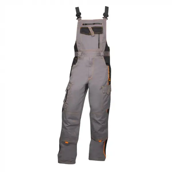 Pantaloni de lucru gri de iarna cu pieptar, Ardon VISION XXL, GRI