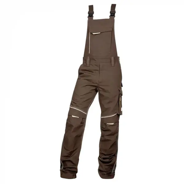 Pantaloni de lucru maro cu pieptar, Ardon URBAN 48, MARO