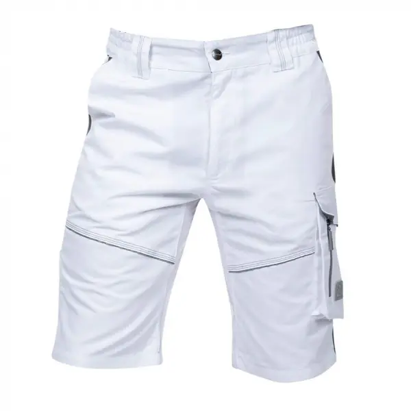 Pantaloni de lucru scurti albi hidrofobizati, Ardon URBAN+ 62, ALB