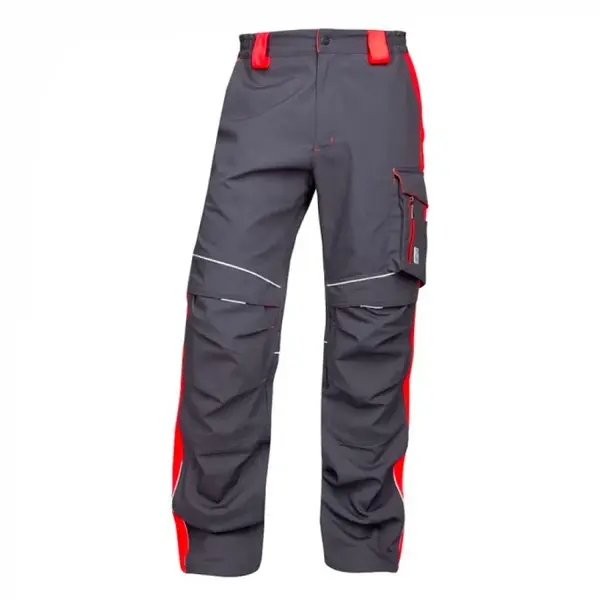 Pantaloni de lucru standard gri-rosu, Ardon NEON 60, Roșu
