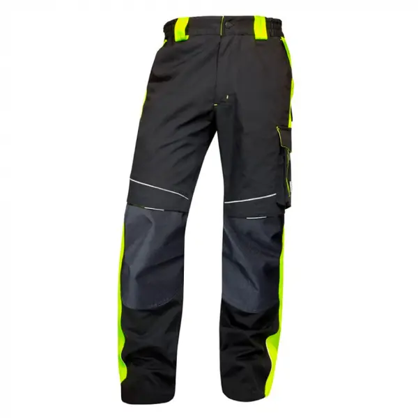 Pantaloni de lucru standard, negru-galben, Ardon NEON 48, NEGRU