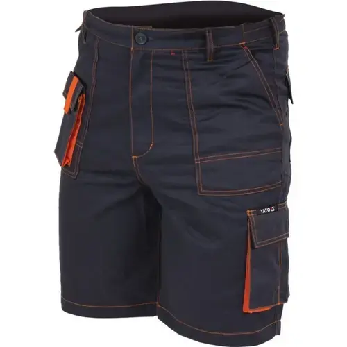 Pantaloni de lucru, Yato, Bumbac/Poliester, XL, Gri
