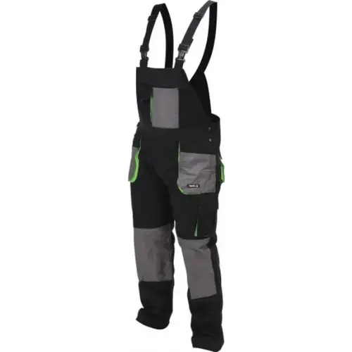 Pantaloni de lucru YATO YT-80171, cu pieptar si bretele, marimea M