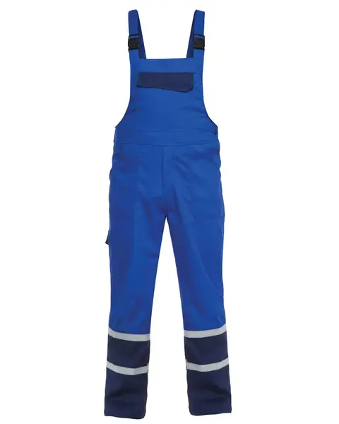 Pantaloni de protectie cu pieptar bluemarin Rhino Marime M Pantaloni de protectie cu pieptar bluemarin Rhino Marime M