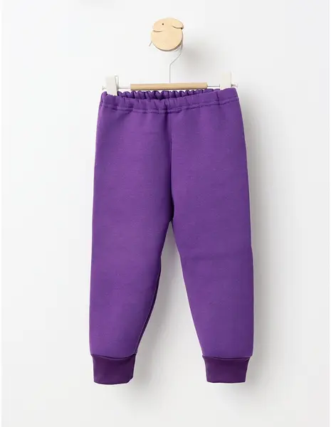 Pantaloni de trening vatuiti model mov