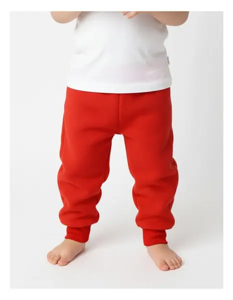 Pantaloni de trening vatuiti model rosu