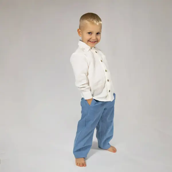 Pantaloni denim din bumbac pentru baieti - 92