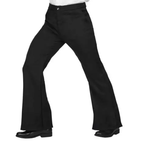 Pantaloni disco negri