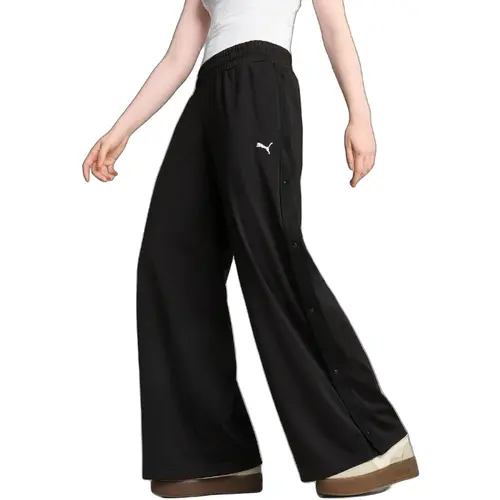 Pantaloni femei Puma Wardrobe Ess Low Rise Popper Pants 62980401